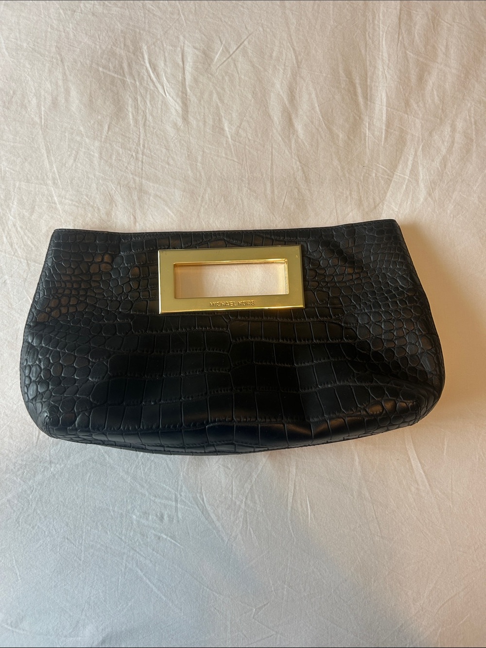 🚩MICHAEL KORS Croc Clutch